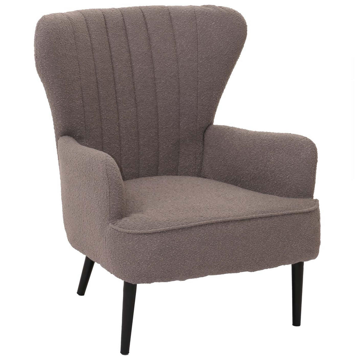 LOUNGE-SESSEL Hellgrau - Hellgrau, Textil (75/80/78cm) - MCW