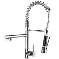 KÜCHENARMATUR, inklusive 2 Anschlussschläuche, grau - Grau, Metall (5/52/24.5cm) - tectake