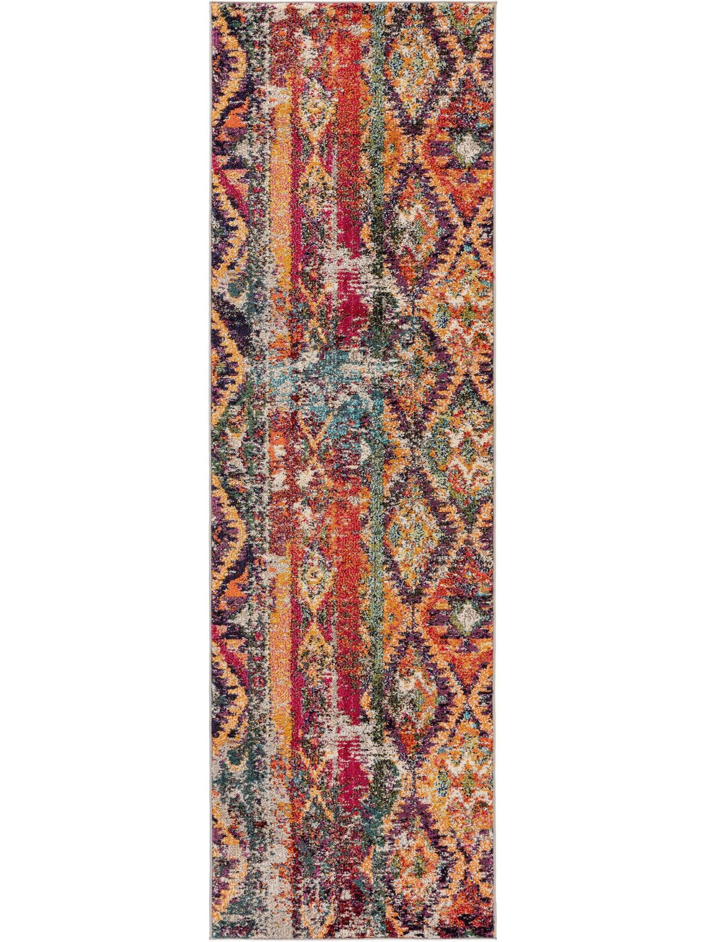 BĚHOUN Casa Vícebarevné 70x240 cm - různobarevná, plast/přírodní materiály (70/1cm) - KUNSTLOFT