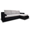 ECKSOFA Santi, Seite: Rechts - Hellgrau/Schwarz, Holz/Textil (226/152cm) - Sofnet