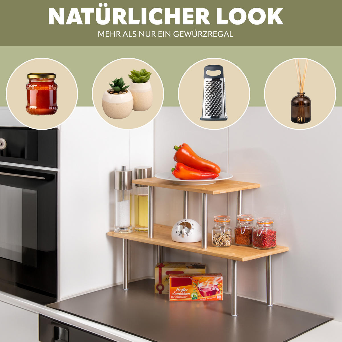 Braun, Holz (50/31/19cm) - bremermann