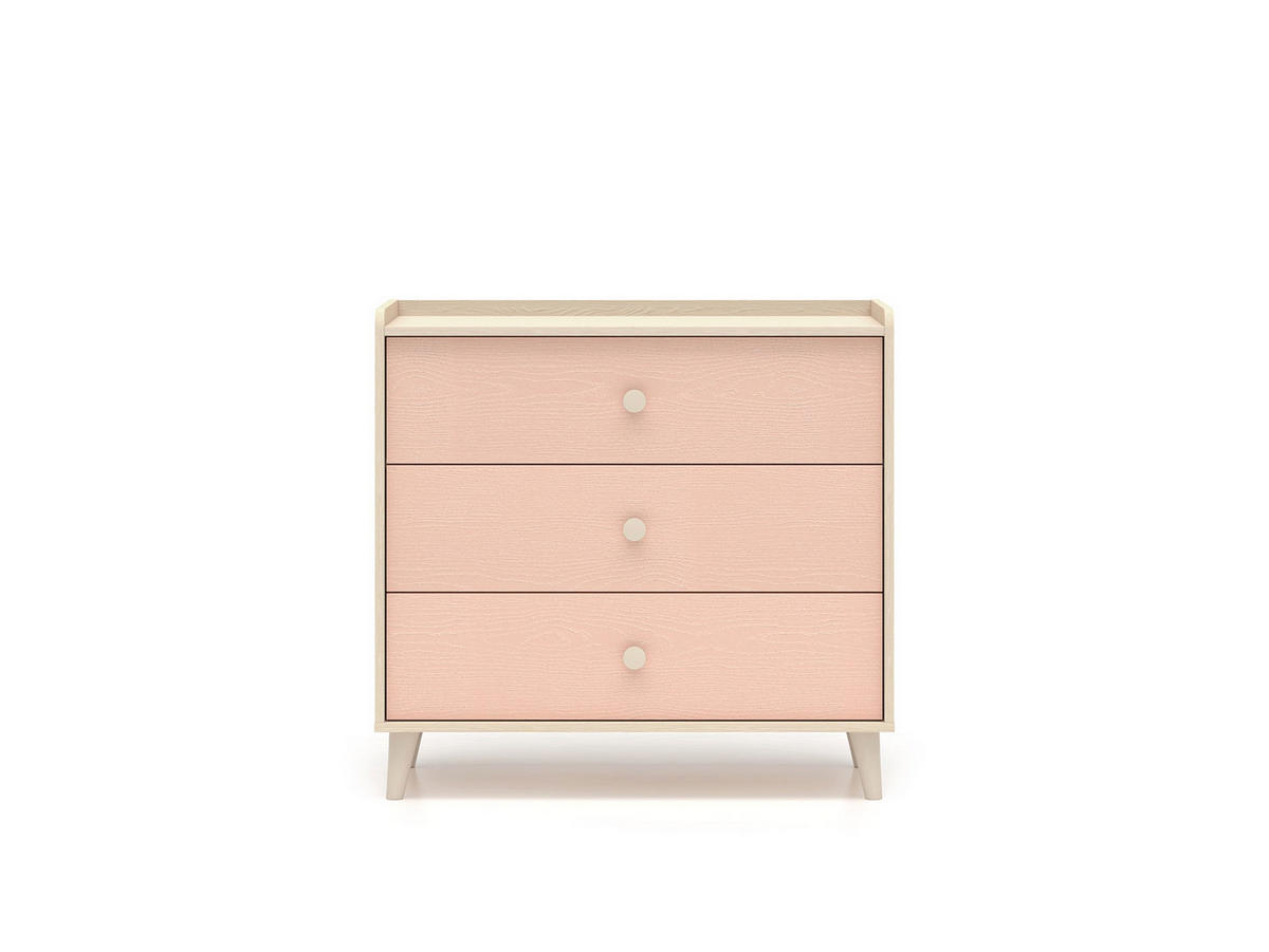 KOMMODE – 90 cm – Mevel – Grau - Grau, Holzwerkstoff (90/85/40cm) - hi-markt