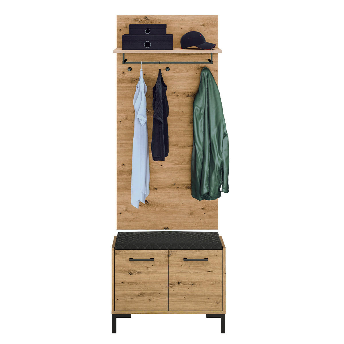 EINGANGSMÖBEL Liora Holz - Braun, Holzwerkstoff (70/54/34cm) - Petits-meubles