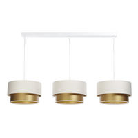 HÄNGELEUCHTE Gold 30/88 cm - Beige, Kunststoff (30/2.6/88cm) - ONZENO