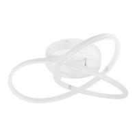 LED-DECKENLEUCHTE Grimmenwall 14/18/40 cm - Weiß, Metall (40/14/18cm) - ZMH