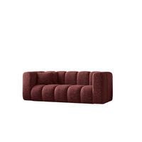 COUCH Sofa, Zweisitzer-Sofa Grand Modular Stoff Haga Rotwein - Rot, Holz (197/70/91cm) - Kaiser Möbel