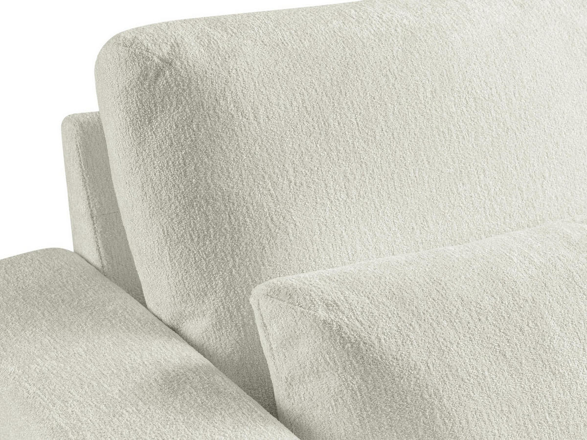 SESSEL Chenille Stoff Beige - Hellbraun/Schwarz, Holzwerkstoff/Textil (93/88/105cm) - Makamii