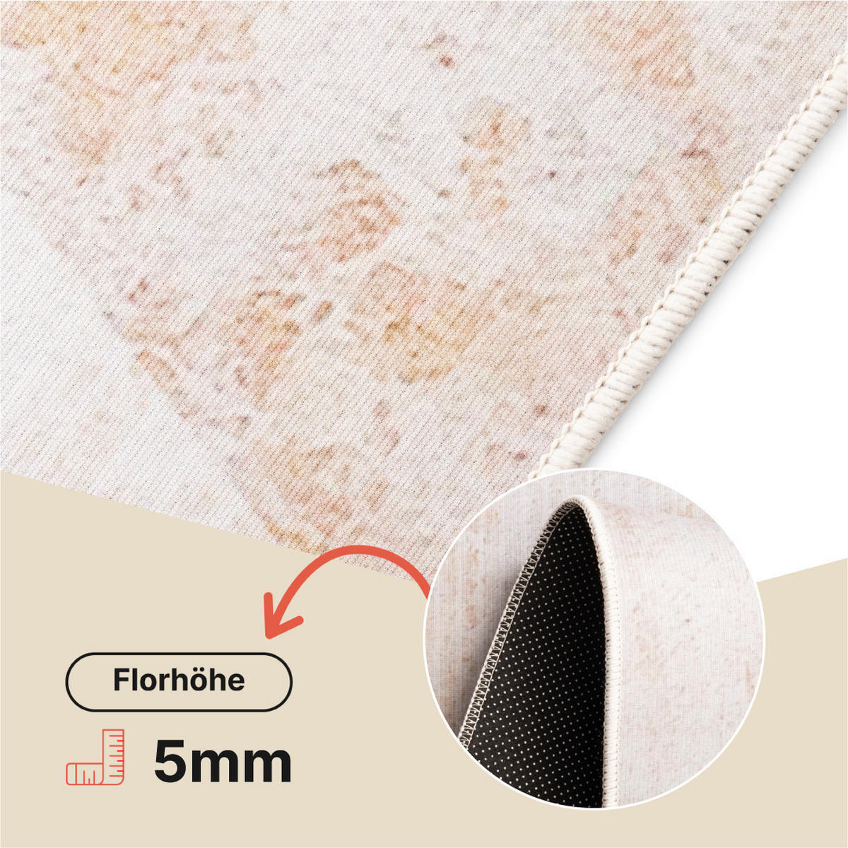 TEPPICH NORA Multicolor 180/250 cm - Multicolor, Textil (180/250cm) - Tapiso
