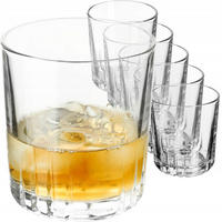 KADAX Gläser 280 ml Set mit 6 Gläsern für Whiskysaft - Transparent, Glas (0.28L) - KADAX