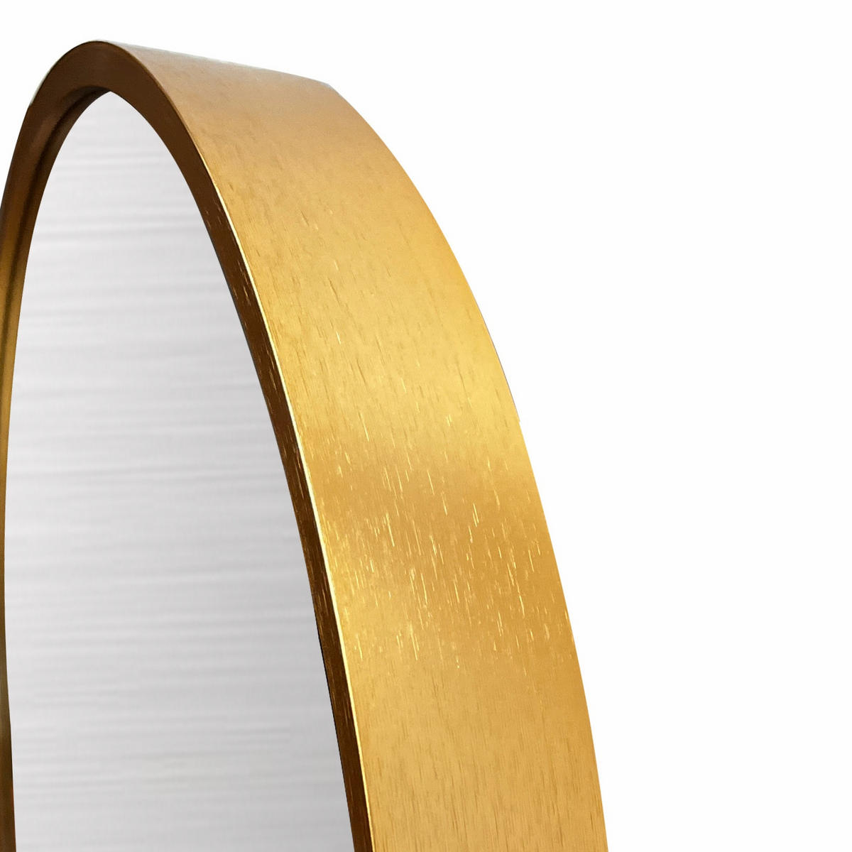 STANDSPIEGEL Ziva Gold - Goldfarben, Metall (40/150/4cm) - Fragix