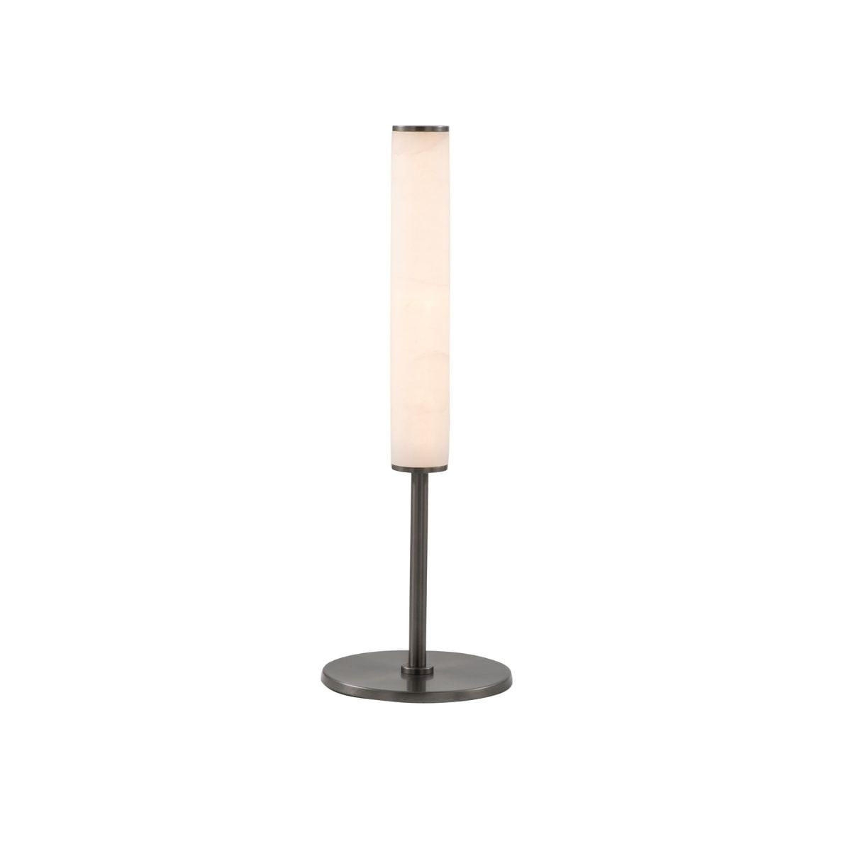 TISCHLAMPE aus alabaster und metall - montaigne 20/20/59 cm - Schwarz, Metall (18/20/59cm) - Signature