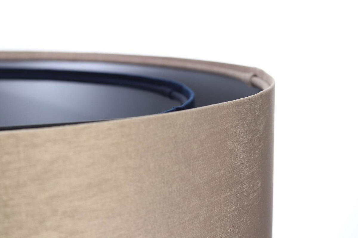 HÄNGELEUCHTE Blau 40/20 cm - Blau/Beige, Kunststoff (40/1/20cm) - ONZENO