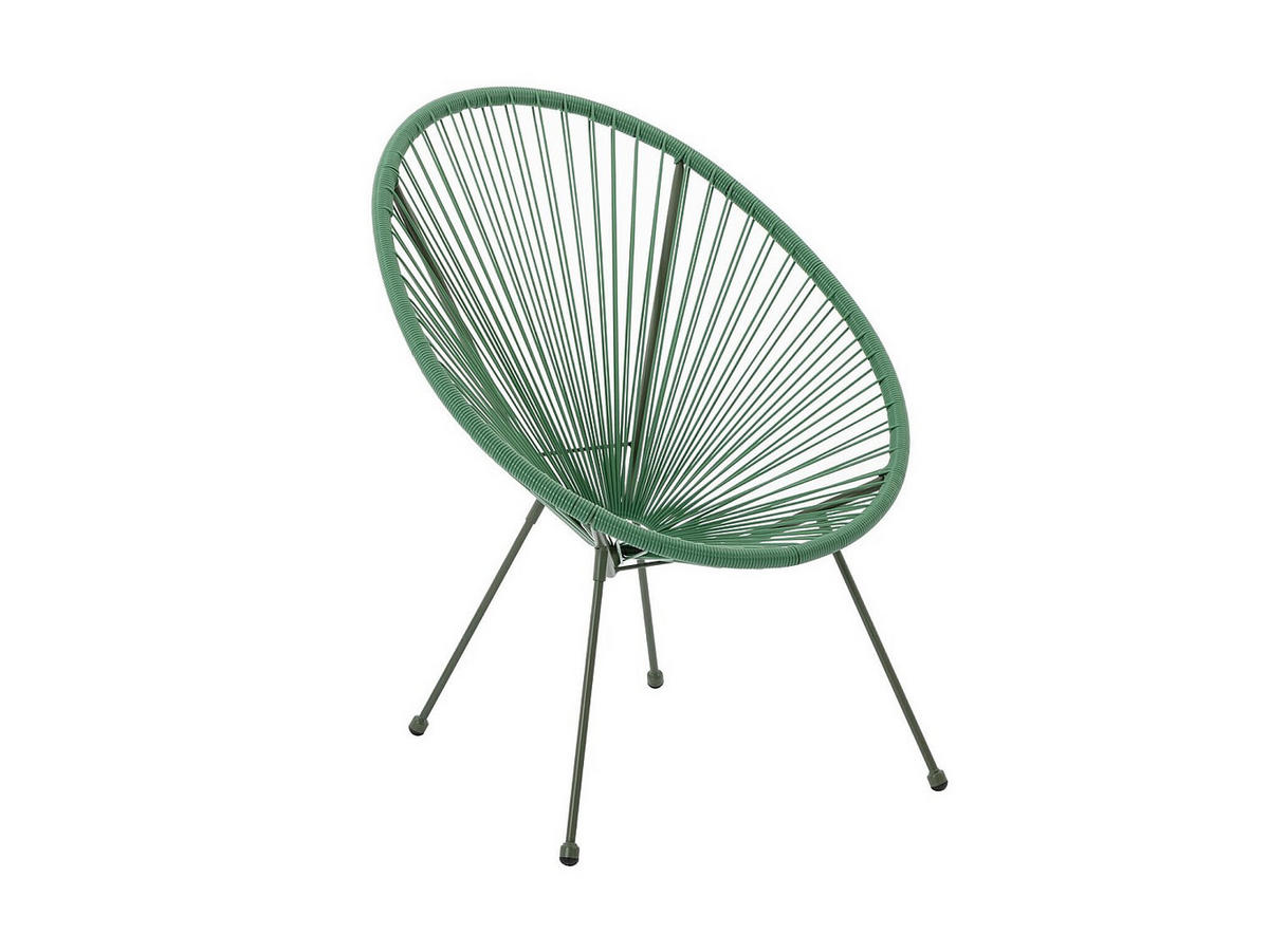 GARTENSITZGRUPPE im Set - 2 Personen-Sitzer - Harz, Glas - Khaki - - Schlammfarben, Glas - Vente-Unique