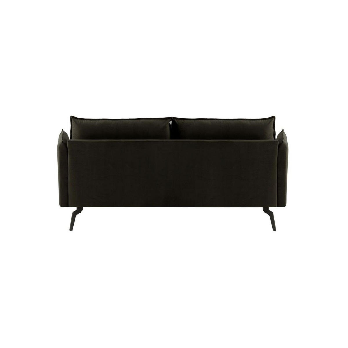 SOFA Layla 2,5-Sitzer-Velluto 20 - Schwarz, Holz/Textil (197/95/98cm)
