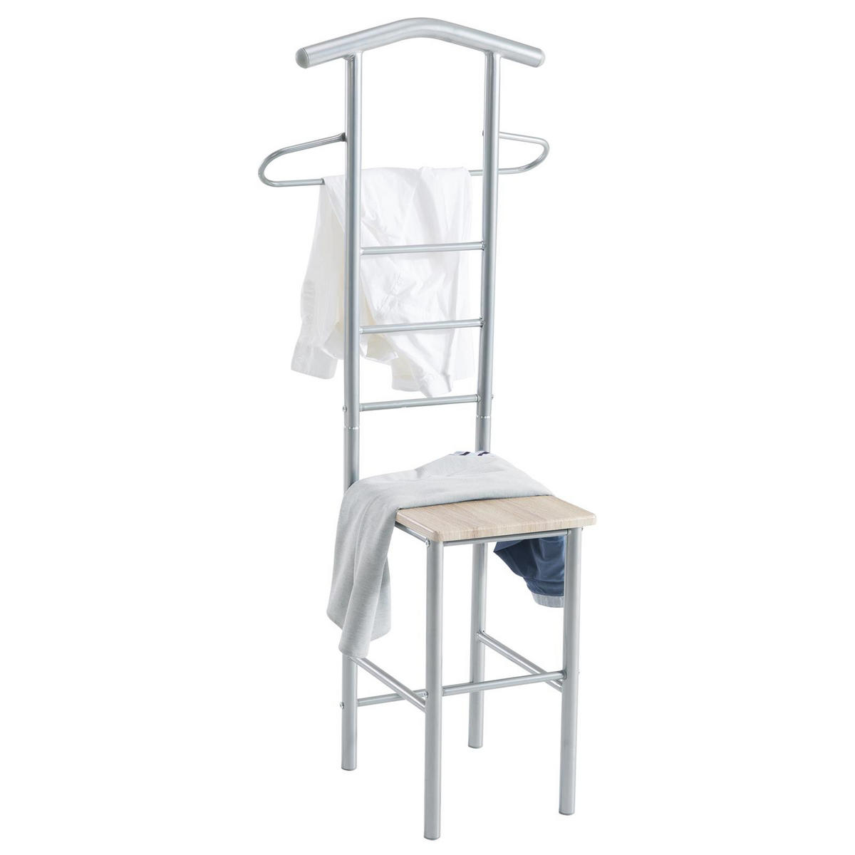 HERRENDIENER JIVO - Sonoma Eiche, Metall (53/121/47cm) - CARO-Möbel