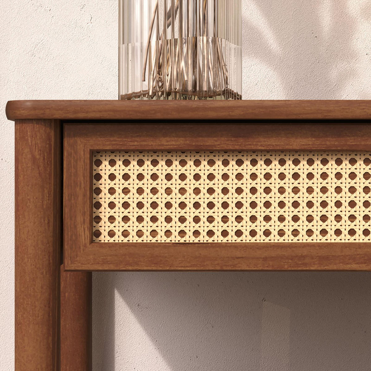 NACHTKOMMODE CEFIRA Kastanie - Kastanienfarben, Holz (50/51/41cm) - IDIMEX