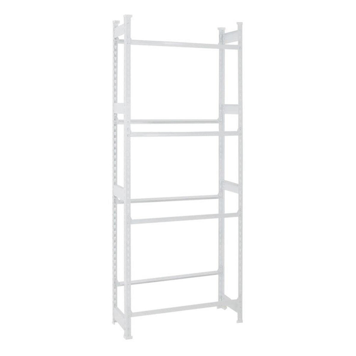 GETRÄNKEKISTENREGAL High Big Camel HxBxT 200 x 80 x 30 cm Weiß - Weiß, Metall (80/200/30cm) - PROREGAL