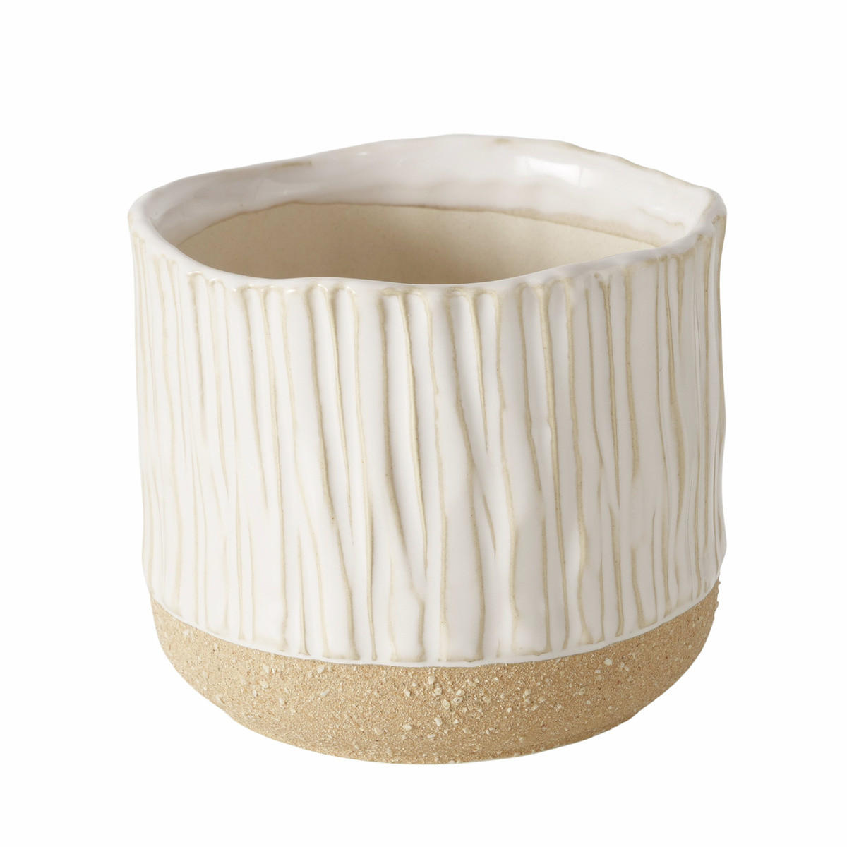 ÜBERTOPF Keramik Diona Ø 11 cm - Beige, Keramik (11/9.5/11cm) - Boltze Home