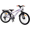 KINDERFAHRRAD Cross - Jungen - 20 Zoll - Rücktritt + Handbremse - 6 Gänge - Silber - Silberfarben, Metall (55cm) - TPFSports