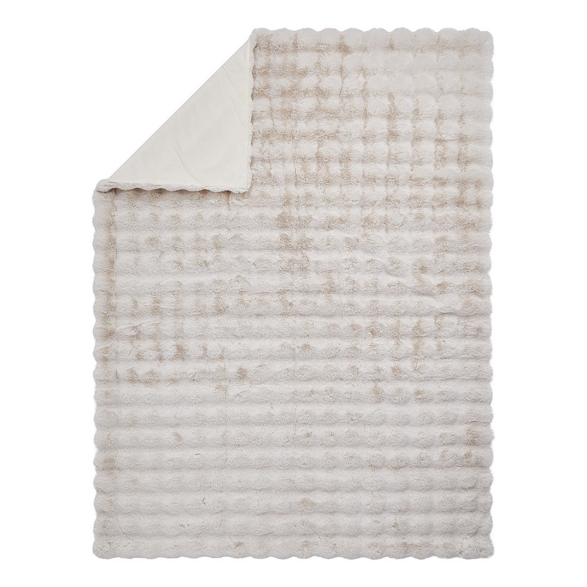 DECKE Belle - Beige, Kunststoff (150/200cm) - Butlers