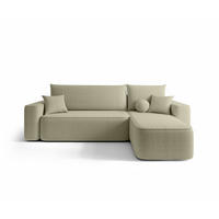 ECKSOFA mit Schlaffunktion SENNO Quelle 06 Rechts - Beige, Textil (250/150cm) - Bedante