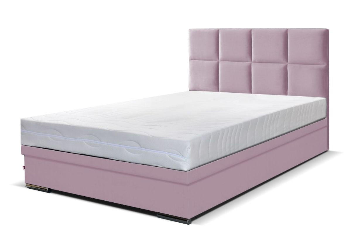 BOXBETT Sizilien 160x200 cm mit Bettkasten, rosa - Rosa, Kunststoff (160/200cm) - Margaret Hadas24
