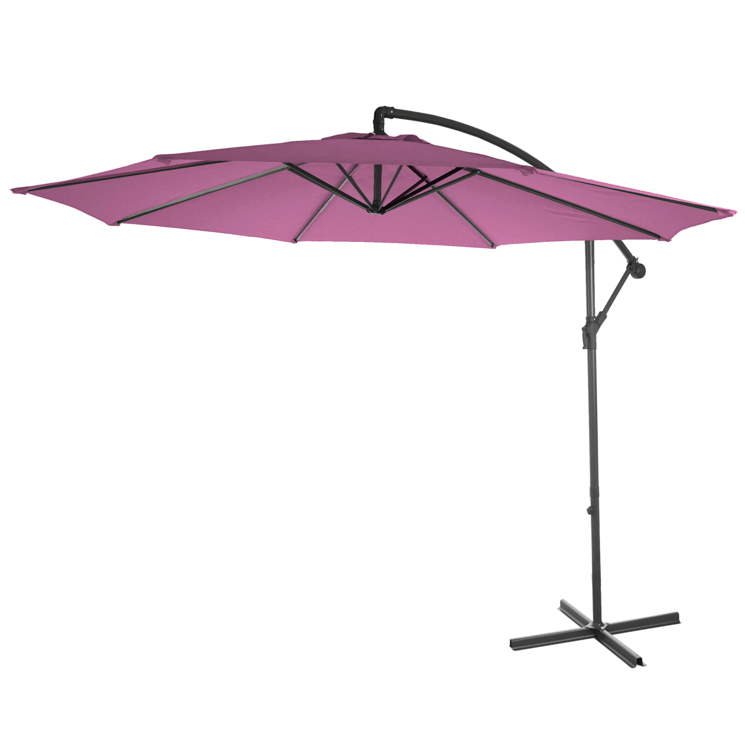 AMPELSCHIRM NEIGBAR Violett - Violett, Textil (360/295cm) - MCW