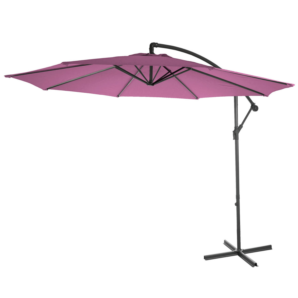 AMPELSCHIRM NEIGBAR Violett - Violett, Textil (360/295cm) - MCW