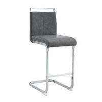 SCHWINGSTUHL DE-36484 2er Set mit PU-Bezug Dunkelgrau - Dunkelgrau, Metall (46.5/96.5/38.9cm) - ComfortXL
