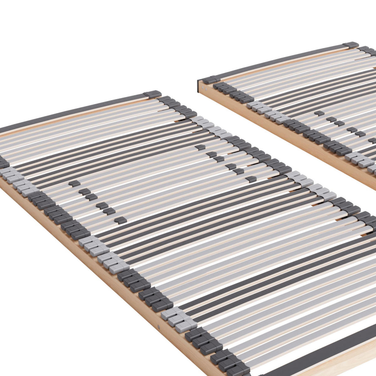 LATTENROST STARR 200/210 cm - Braun, Holz (200/210cm) - AM Qualitätsmatratzen