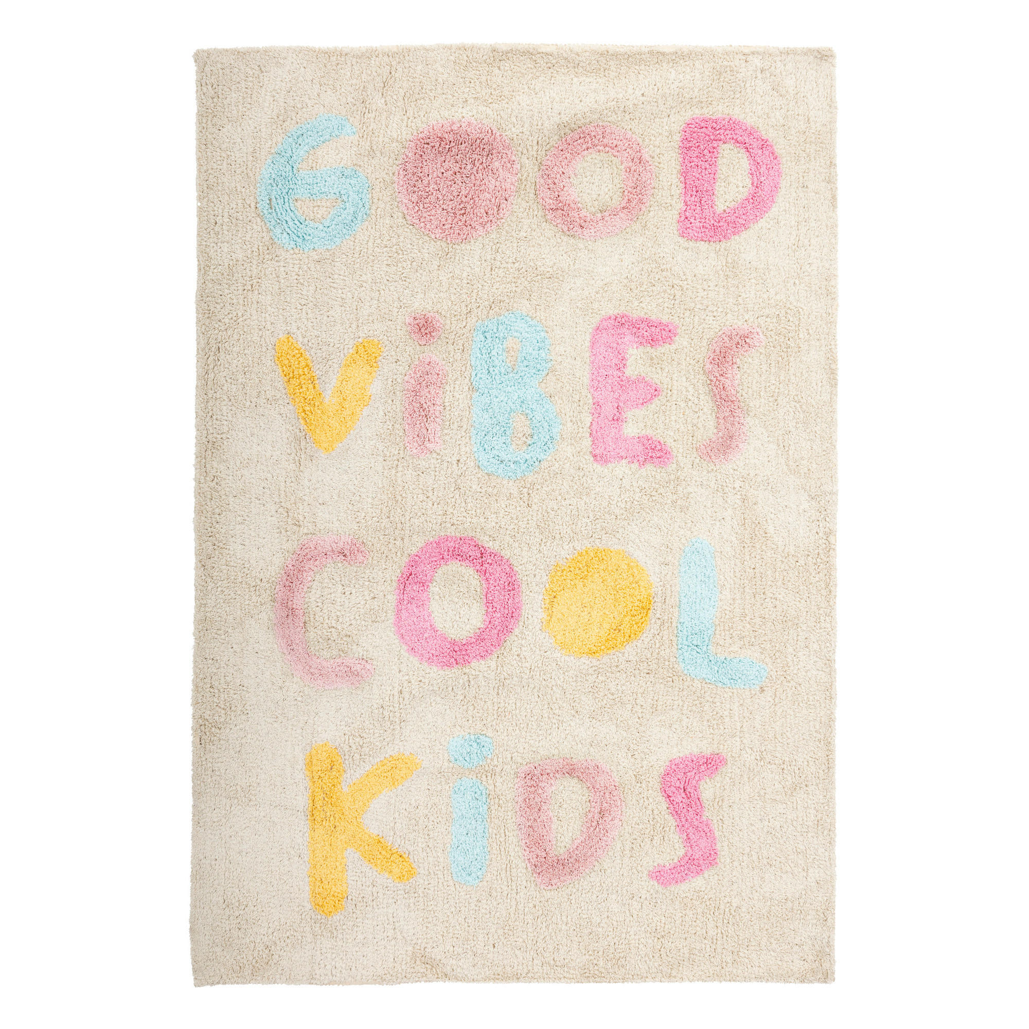 KINDERZIMMERTEPPICH getuftete Baumwolle Vibe 150/100/2 cm - Multicolor, Naturmaterialien (100/150cm) - Atmosphera for kids