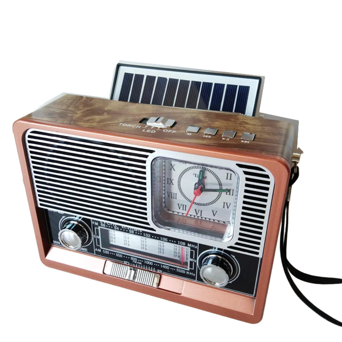 RADIO EMERGENCY AM/FM/SW-Dreibandradio 13.3/7/18.3 cm - Braun, Kunststoff (13.3/7/18.3cm) - Authentics