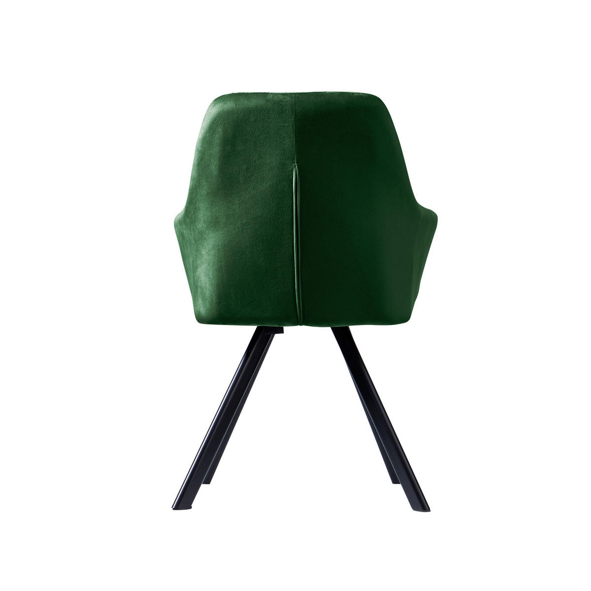 ESSZIMMERSTUHL MASON 2er Set Samt Dunkelgrün - Dunkelgrün, Textil (58/85/60cm) - SVITA