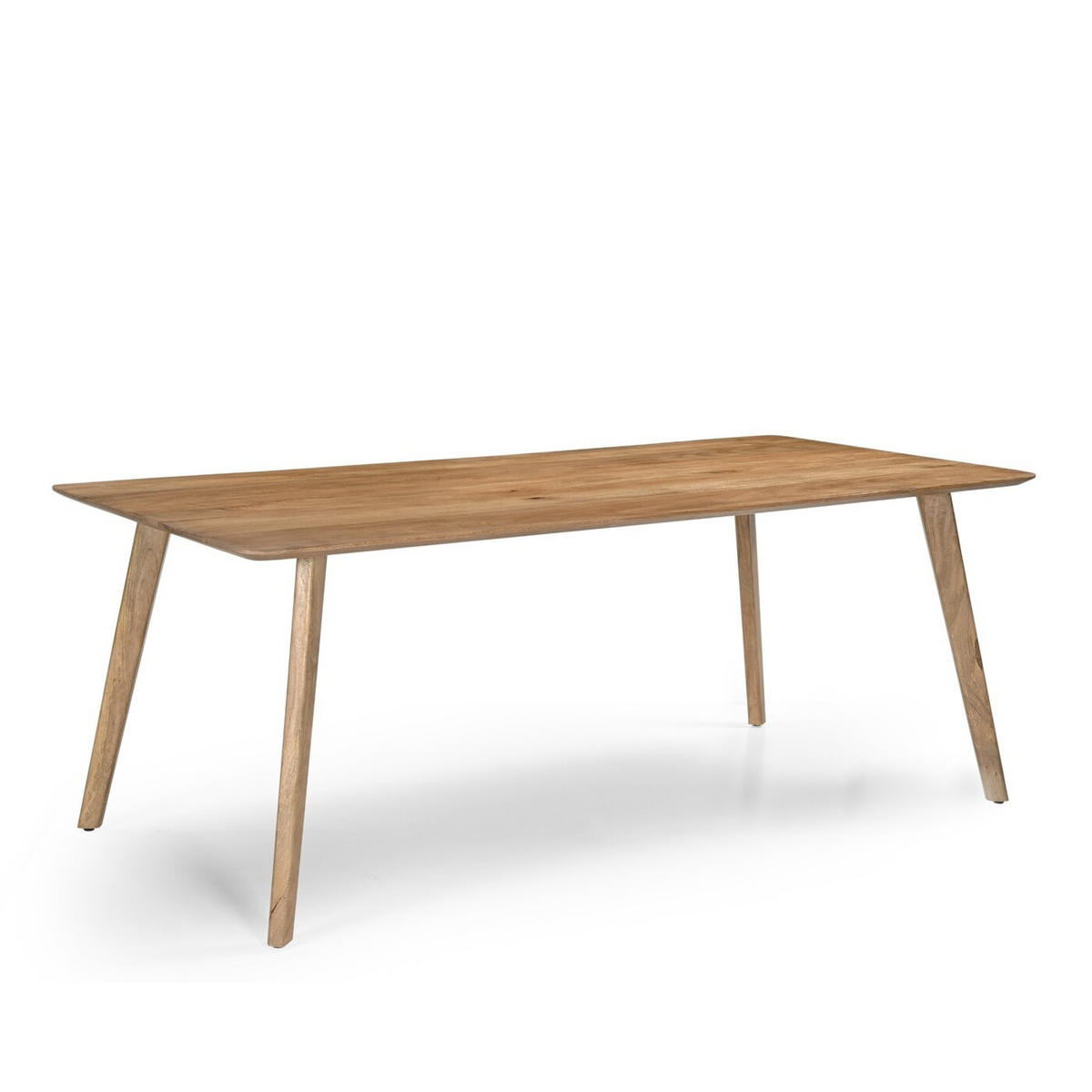 ESSTISCH aus Mangoholz 160cm, natürlich - Hellbraun, Holz (160/90/76cm) - Giga Meubel