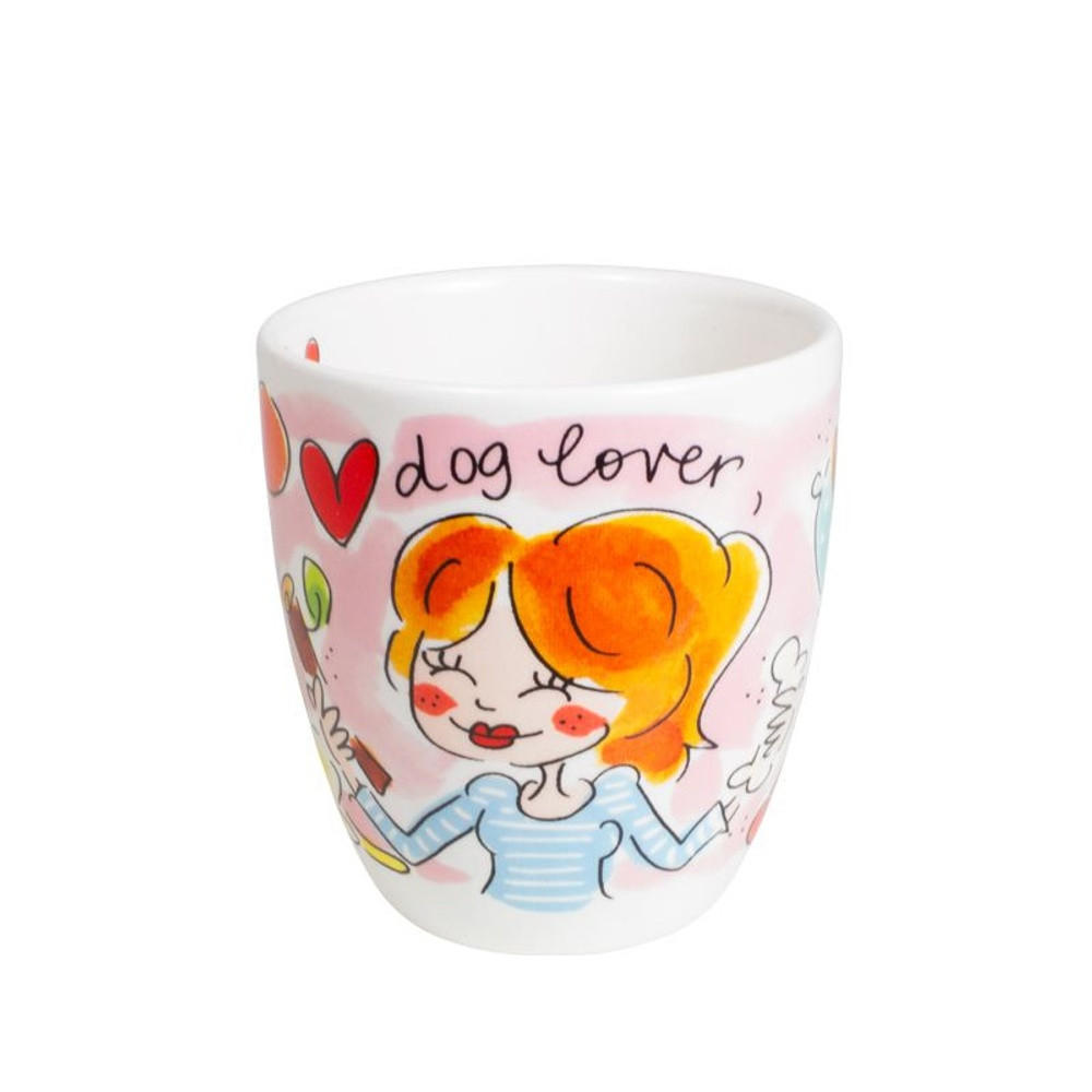 MINI-BECHER Hundeliebhaber in Bunt - 200 ml - Multicolor, Keramik (0.2L) - Blond Amsterdam