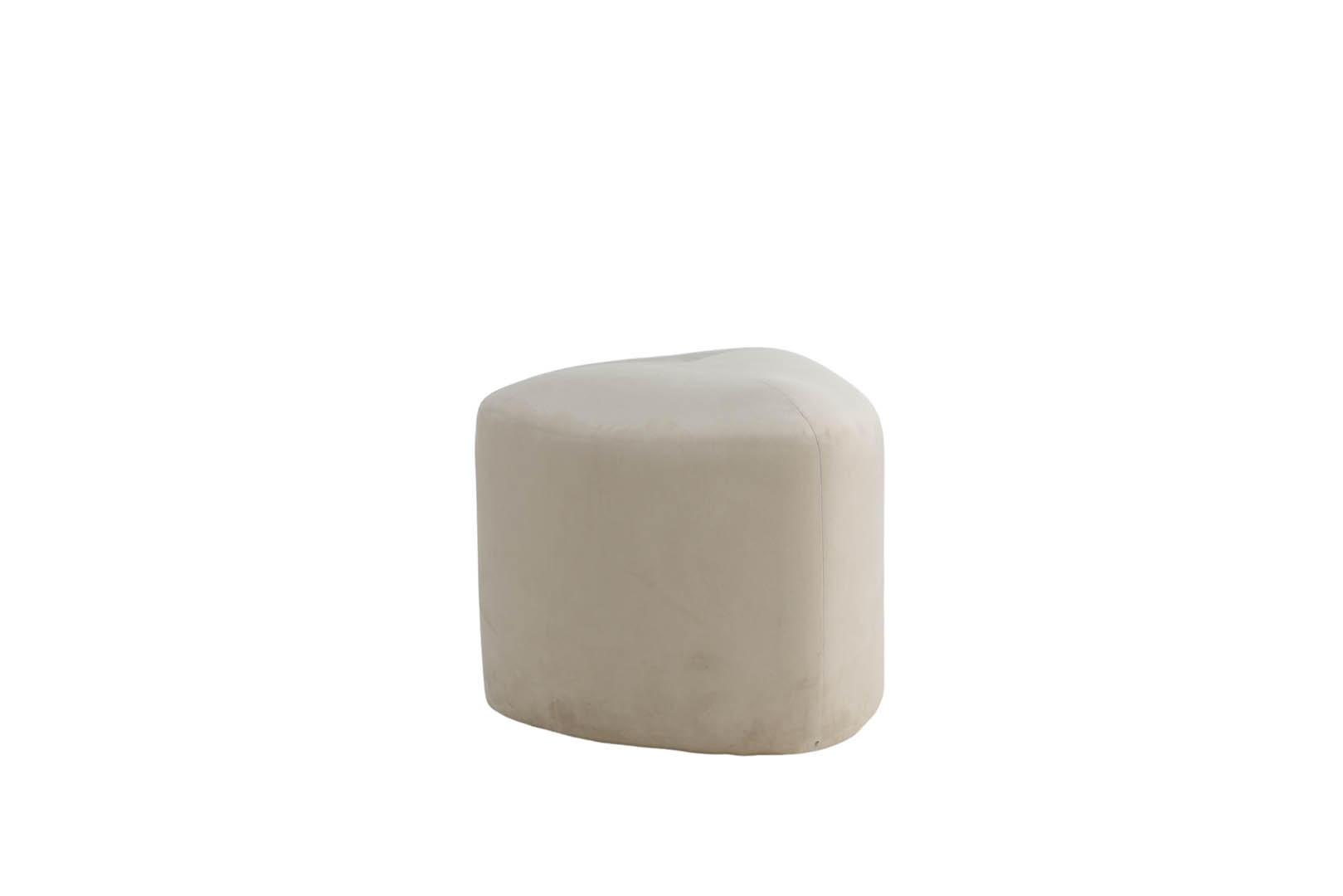 ebuy24 Pouf Weiß 46x41x46 cm