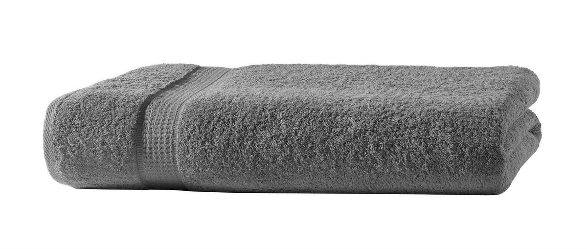 BADETUCH 100x150 cm Frottier Handtücher aus 100% Baumwolle, Anthrazit 500g/m2 - Anthrazit, Textil (100/150cm) - Carpe Sonno