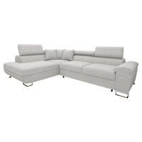 ECKSOFA Cotere, Seite: Links - Hellgrau, Holz/Textil (270/202cm) - MIRJAN24