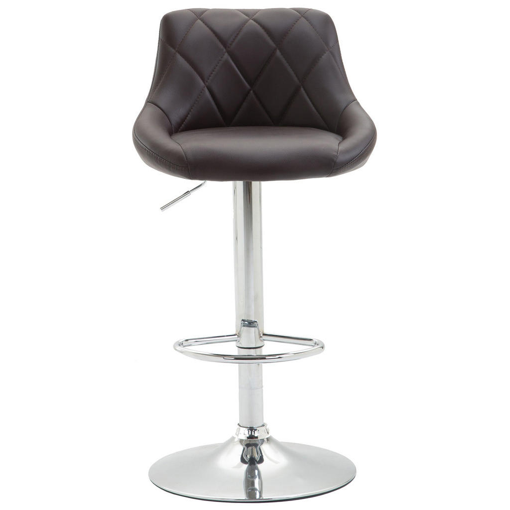 Thumbnail - CLP Barhocker, Braun, Textil, 46x83x49 cm, Esszimmer, Barmöbel, Barhocker