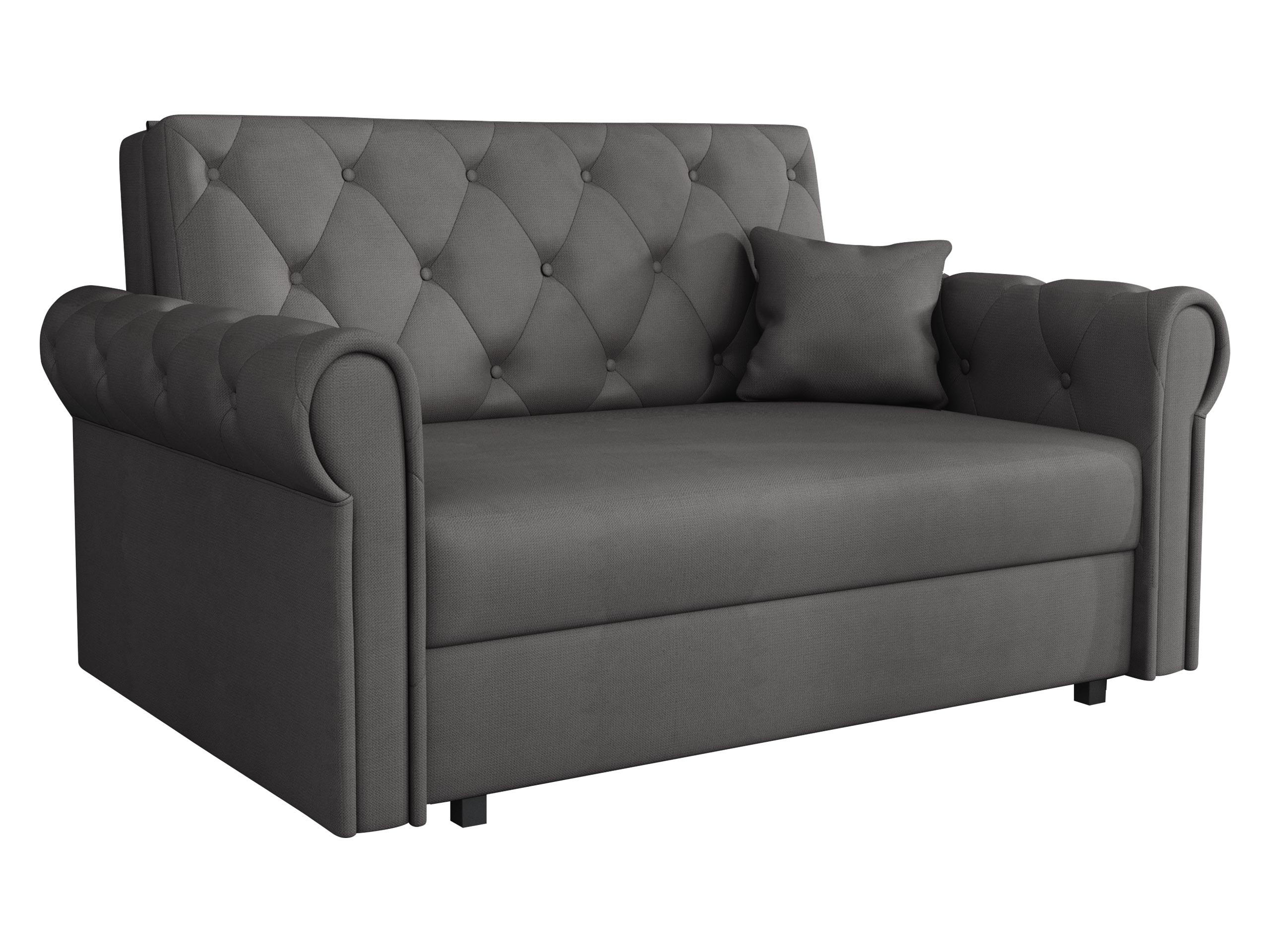 SCHLAFSOFA Viva Roma II - Schwarz/Graphitfarben, Holz/Textil (148/85/98cm) - MIRJAN24
