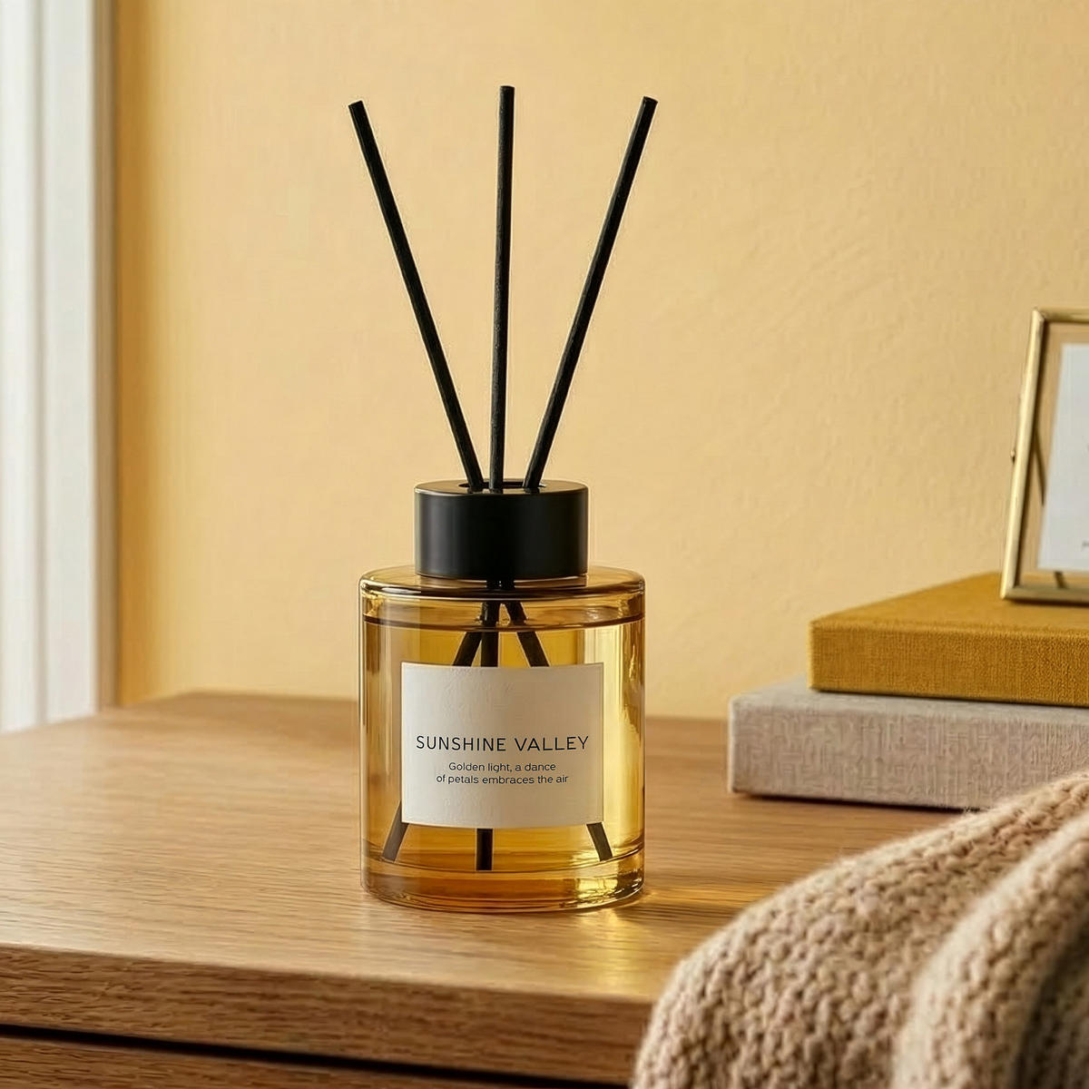 RAUMDUFT Pure Poetry Sunshine Valley - Orange, Glas (6/20/6cm) - Butlers