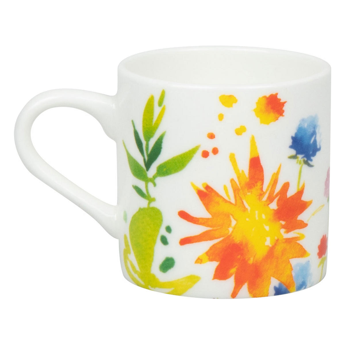 ESPRESSOTASSE Victoria Lowe - Full Bloom mit Untertasse - Naturfarben, Keramik (0.095L) - Könitz