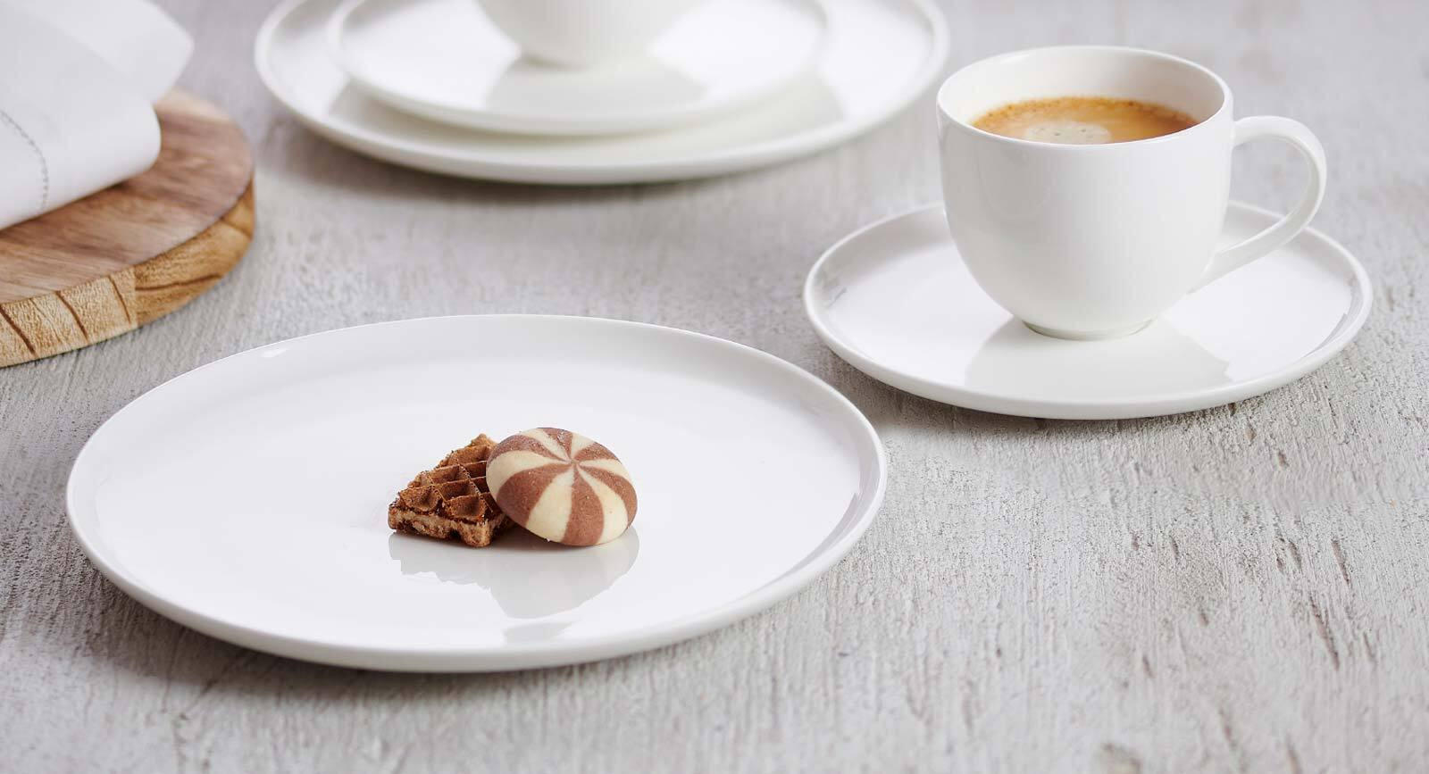 KAFFEESERVICE Skagen weiß 18er Set - Weiß, Keramik (27/27/38cm) - Ritzenhoff Breker