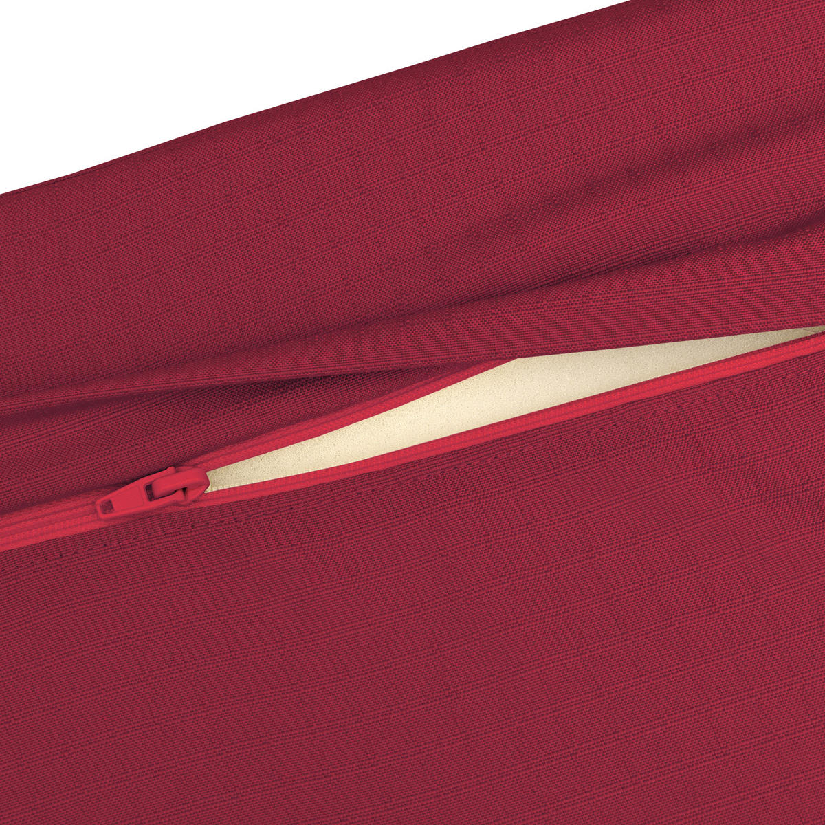 PALETTENKISSEN Eco Elements Sitz + Rücken Rot (1tlg) - Rot, Textil (80/15/120cm) - Beautissu 