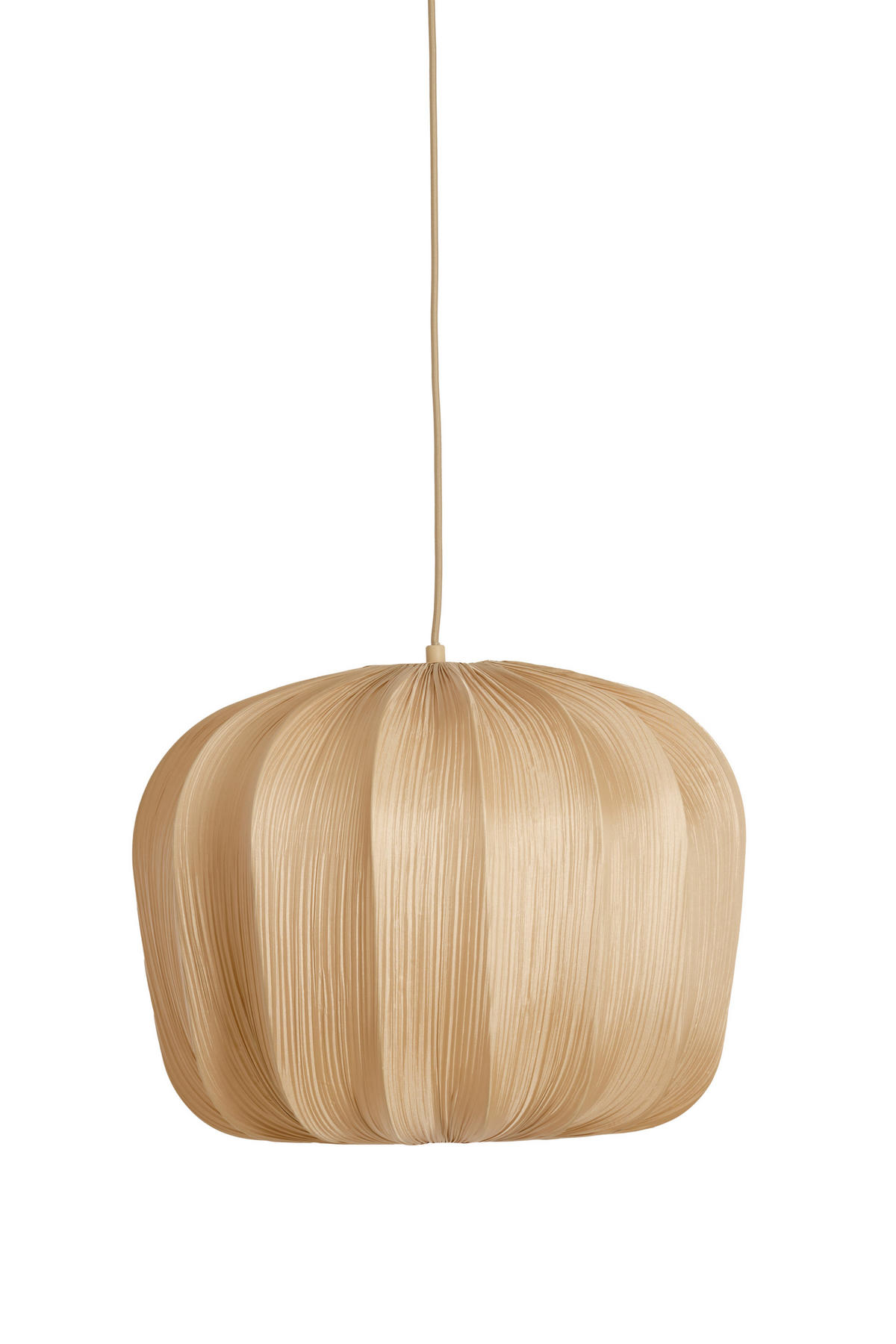 HÄNGELAMPE - Weiß - 50/50/37.5 cm - Weiß, Textil (50/50/37.5cm) - Light & Living