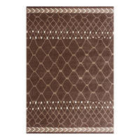 KURZFLOR-TEPPICH April 2312 Braun 140x200 cm - Braun, Textil (140/200cm) - carpet city