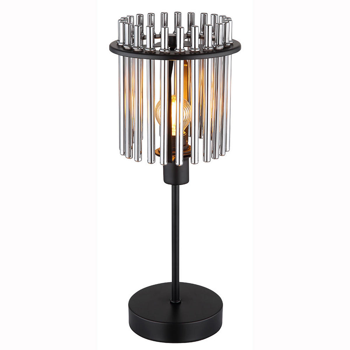 LED TISCHLEUCHTE Gorley Metall Grau - Grau, Glas (15/15/37.5cm) - Globo Lighting