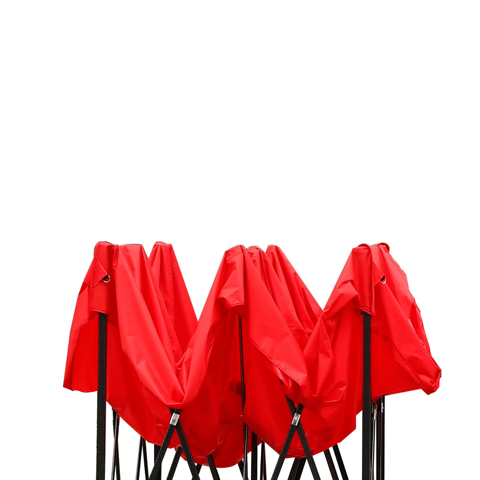 PAVILLONABDECKUNG Rot 300/300/1 cm - Rot, Kunststoff (300/1/300cm) - Mobili Rebecca