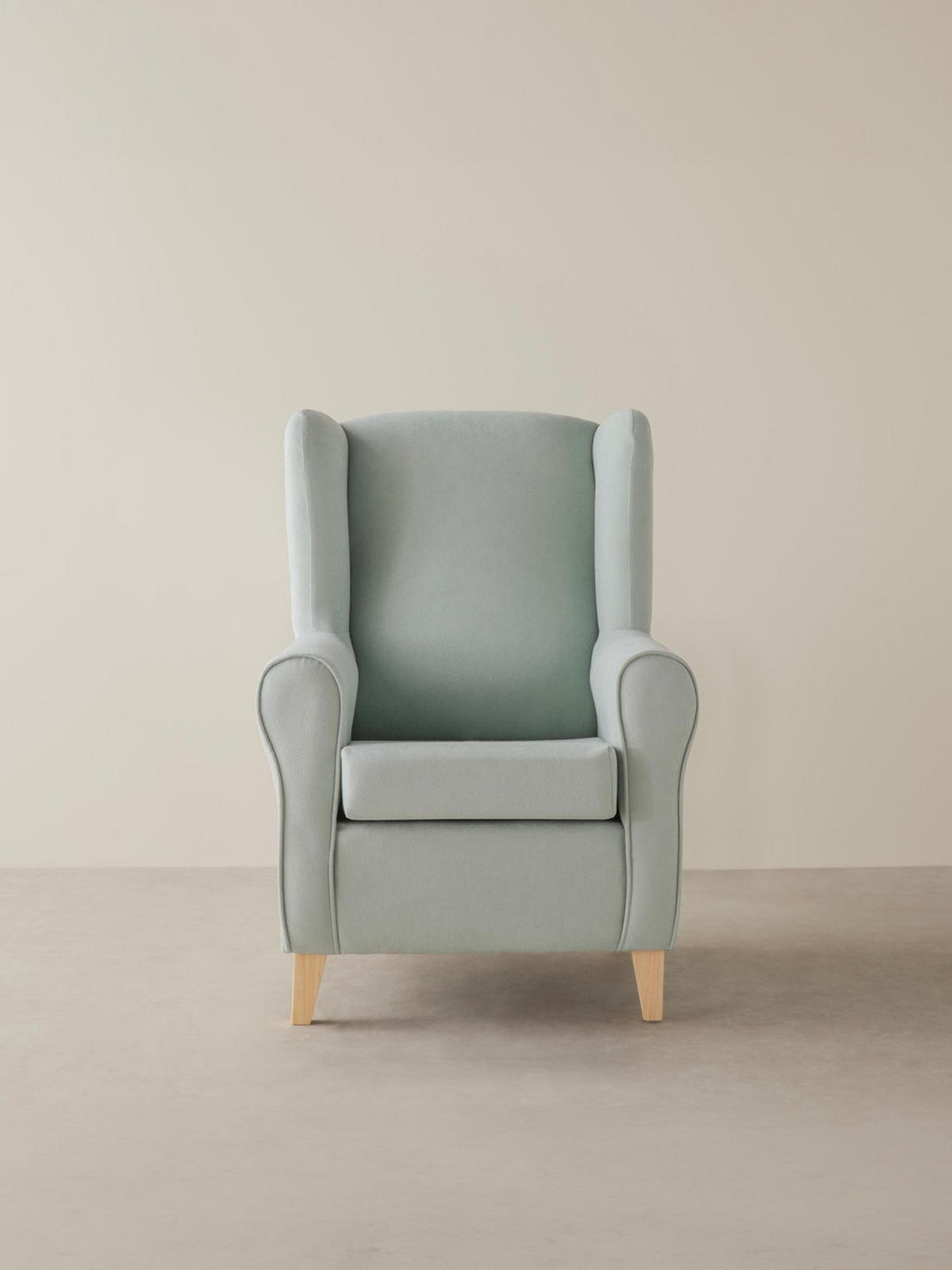 SESSEL Dan Minze 78 cm x 102 cm - Mintgrün, Textil (78/102/82cm) - Kenay Home