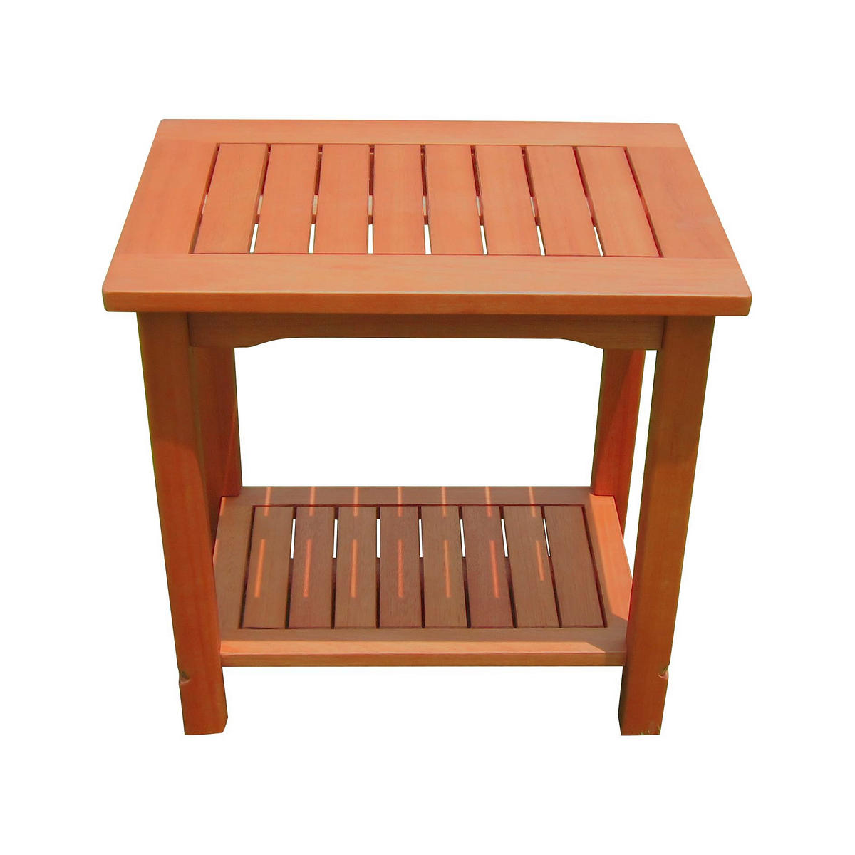 GARTENTISCH Split Garten - Braun, Holz (50/35/50cm) - DELUKE